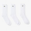 LACOSTE Unisex SPORT High-Cut Κάλτσες 3-Pack RA4182 00 Z92 Λευκές
