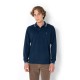 THE BOSTONIANS Ανδρικό Βαμβακερό Polo Pique Double Stripe Collar Κανονική Γραμμή PL1151 B691PE Πετρόλ
