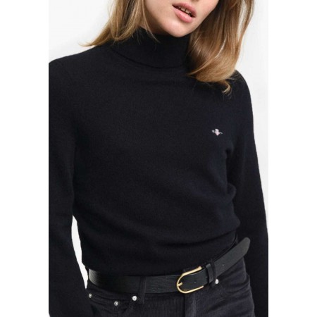 GANT Γυναικείο Μάλλινο Ζιβάγκο Κανονική Γραμμή 4805263 005 Μαύρο