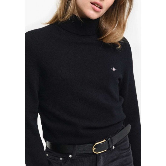 GANT Γυναικείο Μάλλινο Ζιβάγκο Κανονική Γραμμή 4805263 005 Μαύρο