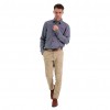 HUGO BOSS Men's Slim-FIit Structured Cotton Poplin Shirt Kason 50482056 407 Dark Blue HUGO BOSS Men's Slim-FIit Structured Cotton Poplin Shirt Kason 50482056 407 Dark Blue