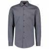 HUGO BOSS Men's Slim-FIit Structured Cotton Poplin Shirt Kason 50482056 407 Dark Blue HUGO BOSS Men's Slim-FIit Structured Cotton Poplin Shirt Kason 50482056 407 Dark Blue