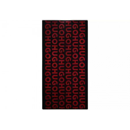 HUGO BOSS Unisex Beach Towel MONOGRAM 50539992 002 Black Red