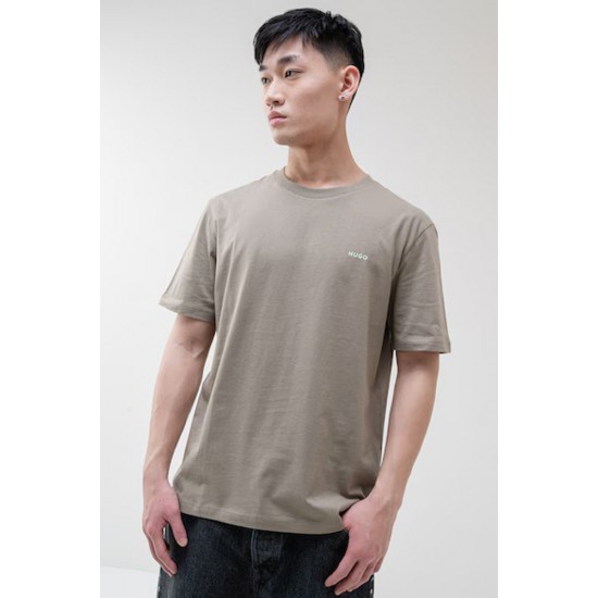 HUGO BOSS Men's Cotton Regular Fit T-Shirt Dero222 50466158 219 Medium Brown