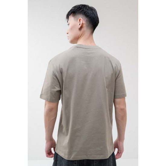 HUGO BOSS Men's Cotton Regular Fit T-Shirt Dero222 50466158 219 Medium Brown