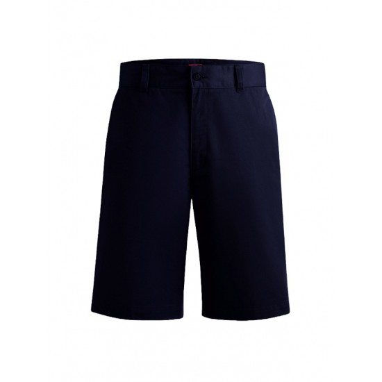 HUGO BOSS Men's Regular-Fit Shorts Darik241 50505857 405 Dark Blue