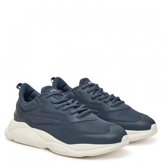 HUGO BOSS Ανδρικά Παπούτσια Sneaker Lean_Runn_cvpu_N 50536960 408 Μπλε