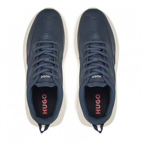 HUGO BOSS Ανδρικά Παπούτσια Sneaker Lean_Runn_cvpu_N 50536960 408 Μπλε