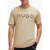 HUGO BOSS Men's Cotton Jersey Regular Fit T-Shirt Dulivio 50467556 286 Beige HUGO BOSS Men's Cotton Jersey Regular Fit T-Shirt Dulivio 50467556 286 Beige