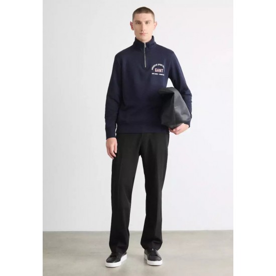 GANT Ανδρική Μπλούζα Φούτερ Printed Graphic Με Φερμουάρ 2067091 433 Σκούρο Μπλε