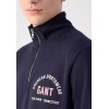 GANT Ανδρική Μπλούζα Φούτερ Printed Graphic Με Φερμουάρ 2067091 433 Σκούρο Μπλε
