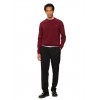 HUGO Ανδρικό Οργανικό-Βαμβακερό Πλεκτό Λαιμόκοψης San Cassius-C1 Κανονική Γραμμή 50475083 654 Μπορντό
