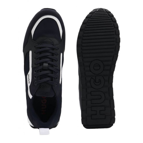 HUGO BOSS Ανδρικά Παπούτσια  Icelin_Runn_pumf_N 50536568 401 Σκούρο Μπλε