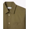 LACOSTE Ανδρικό Βαμβακερό Πουκάμισο Ποπλίνας Κανονική Γραμμή CH8522 00 E9F Λαδί
