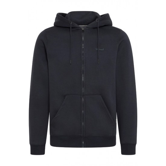 BLEND Ανδρική Βαμβακερή Ζακέτα με Κουκούλα Hoodie Zip Basic 20714494-194013 Dark Navy (Μπλέ Σκούρο)