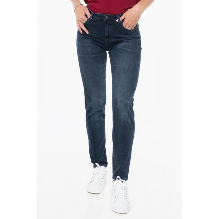 Tommy Jeans Γυναικείο Jean Lucy Medium Rise Slim Fit DW0DW21516-1BK Blue Black (Σκούρο Μπλε)