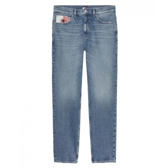 TOMMY JEANS Ανδρικό  Παντελόνι Jean Ryan Slim Fit Straight DM0DM21858-1A5 (Blue Denim)