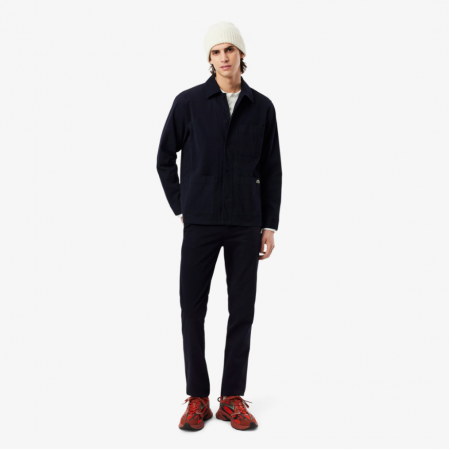 LACOSTE Ανδρικό Ελαστικό Βαμβακερό Παντελόνι Gabardine Chinos HH3463 00 HDE Σκούρο Μπλε