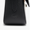 LACOSTE Γυναικεία Δερμάτινη Τσάντα Ώμου CrossoverShoukder Bag NF5099PH 000 Μαύρη