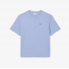 LACOSTE Γυναικεία Βαμβακερή T-Shirt Μπλούζα Άνετη Γραμμή TF7215 00 5QD Βιολετί