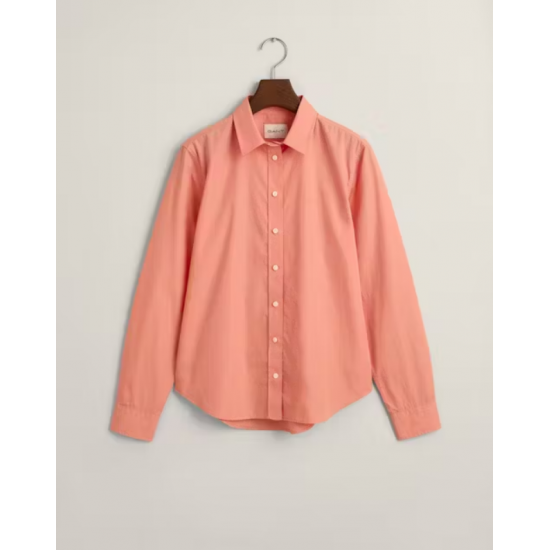 GANT Women's Cotton Regular Fit Poplin Shirt 4300348 627 Geranium Pink