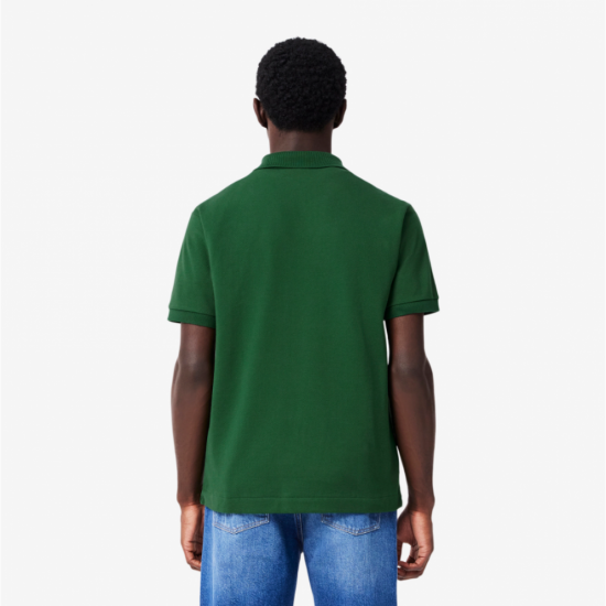 LACOSTE Ανδρική Βαμβακερή Polo Pique Μπλούζα Κανονική Γραμμή L.12.12 00 132 Πράσινο