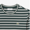 LACOSTE Γυναικείο Βαμβακερό Ριγέ Μακρυμάνικο T-Shirt Μπλούζα TF7573 00 AIG Πράσινο Λευκό