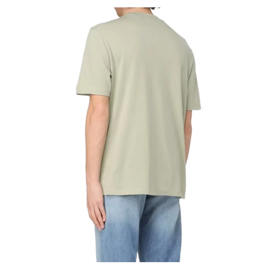 HUGO BOSS Men's Cotton Regular Fit T-Shirt Dero222 50466158 391 Open Green