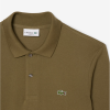 LACOSTE Ανδρική Βαμβακερή Original Μακρυμάνικη Polo Μπλούζα Piqué L.13.12-E9F Λαδί
