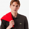 LACOSTE Ανδρική Βαμβακερή Original Μακρυμάνικη Polo Μπλούζα Piqué L.13.12 00 SKB Σκούρο Καφέ