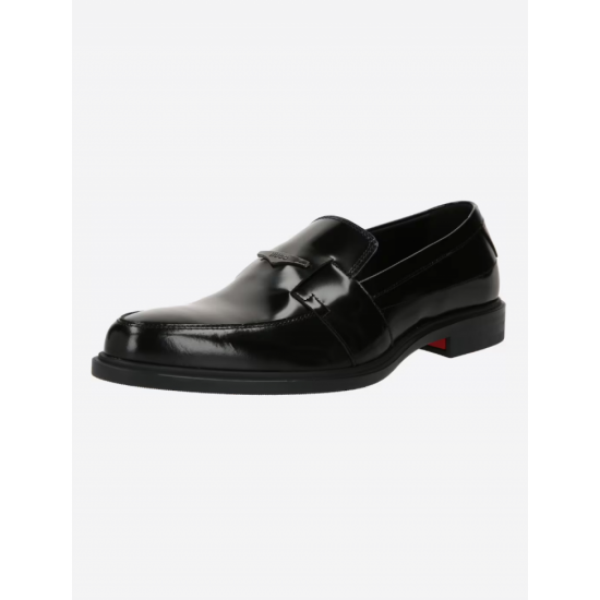 HUGO BOSS Ανδρικά Δερμάτινα Παπούτσια Monk Kerr_Slon_ablt 50512732 001 Μαύρο