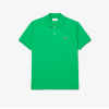 LACOSTE Ανδρική Βαμβακερή Polo Pique Μπλούζα Κανονική Γραμμή L.12.12 00 SIW Πράσινο Ανοιχτό