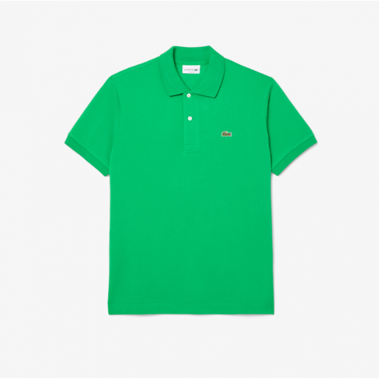 LACOSTE Ανδρική Βαμβακερή Polo Pique Μπλούζα Κανονική Γραμμή L.12.12 00 SIW Πράσινο Ανοιχτό