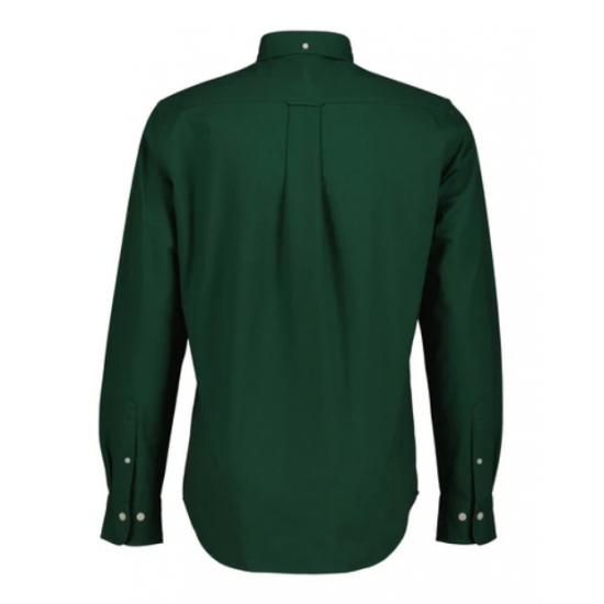 GANT Ανδρικό Βαμβακερό Πουκάμισο Beefy Oxford Κανονική Γραμμή 3250221 374 Πράσινο