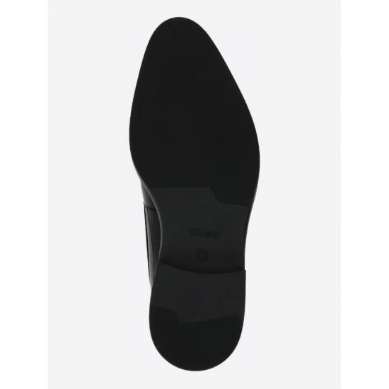 HUGO BOSS Ανδρικά Δερμάτινα Παπούτσια Monk Kerr_Slon_ablt 50512732 001 Μαύρο