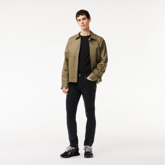 LACOSTE Ανδρικό Ελαστικό Βαμβακερό Denim Jean Στενή Γραμμή HH2704 00 HYY Μαύρο