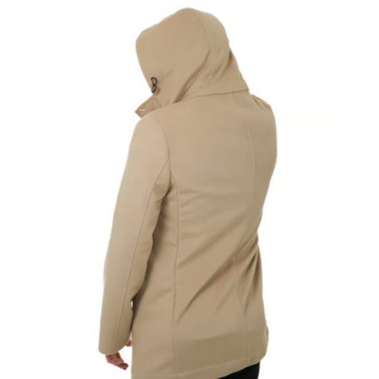 ARTISTI ITALIANI Ανδρικό Ημίπαλτο Παρκά Με Κουκούλα Κανονική Γραμμή AI26110/P.1 Μπεζ