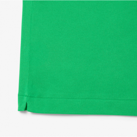 LACOSTE Ανδρική Βαμβακερή Polo Pique Μπλούζα Κανονική Γραμμή L.12.12 00 SIW Πράσινο Ανοιχτό