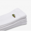 LACOSTE Unisex SPORT High-Cut Κάλτσες 3-Pack RA4182 00 Z92 Λευκές