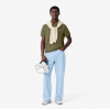 LACOSTE Ανδρική Βαμβακερή Polo Pique Μπλούζα Κανονική Γραμμή L.12.12 00 BMY Χακί