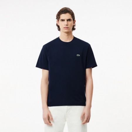 LACOSTE Ανδρική Βαμβακερή T-Shirt Μπλούζα Ultra Dry Sport Κανονική Γραμμή TH7618 00 166 Μπλε Σκούρο LACOSTE Ανδρική Βαμβακερή T-Shirt Μπλούζα Ultra Dry Sport Κανονική Γραμμή TH7618 00 166 Μπλε Σκούρο