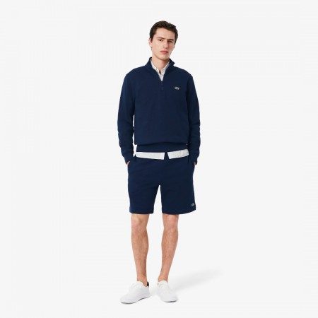 LACOSTE Men's Cotton Regular Fit Fleece Shorts GH9860 00 166 Blue