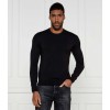 HUGO Ανδρικό Πλεκτό Πουλόβερ San Cody-CV Κανονική Γραμμή 50532074 001 Μαύρο