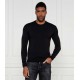 HUGO Ανδρικό Πλεκτό Πουλόβερ San Cody-CV Κανονική Γραμμή 50532074 001 Μαύρο
