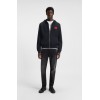 HUGO BOSS Ανδρική Βαμβακερή Ζακέτα με Κουκούλα Daple212 Κανονική Γραμμή 50447972 001 Μαύρο