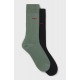 HUGO BOSS Men's Two Pair Socks Regular Lenght UNI COLORS CC 50469638 343 Black Khaki