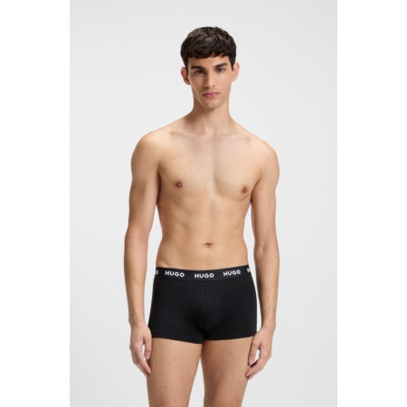 HUGO Ανδρικό Πακέτο Τριών Τεμαχίων Εσώρουχο Trunk 50469786 001 Μαύρο