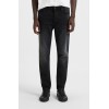 HUGO Ανδρικό Ελαστικό Βαμβακερό Παντελόνι Jean Hugo634 Κωνική Γραμμή 50517492 005 Μαύρο