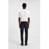 HUGO Ανδρικό Ελαστικό Βαμβακερό Παντελόνι Jean Hugo634 Κωνική Γραμμή 50517492 005 Μαύρο