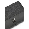 HUGO Ανδρική Δερμάτινη Θήκη Καρτών Quantic_Cardcase 50548764 001 Μαύρη